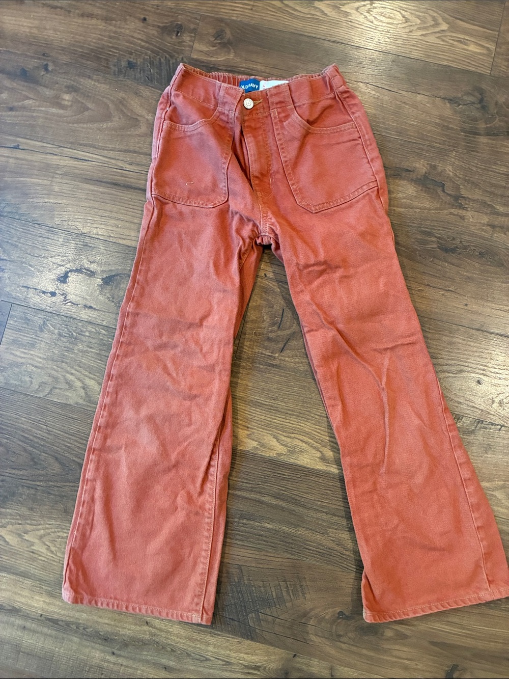 Old Navy Baggy Wide Leg Pants in Rust